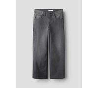 Gris Pernera Ancha Jeans