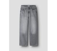 Gris Perneras Rectas Jeans