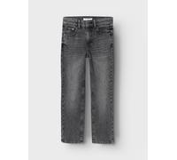 Gris Perneras Rectas Jeans