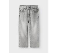Gris Perneras Rectas Jeans