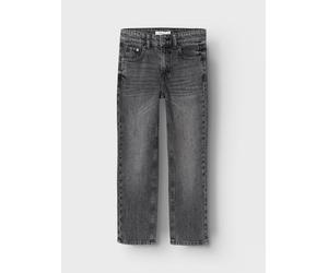 Gris Perneras Rectas Jeans