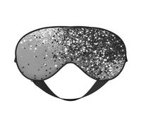Gris plata brillante, Cubreojos completos Antifaz bloqueador de luz Antifaz para dormir Antifaz suave con los ojos vendados Noche
