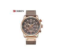 (gris rosa) Relojes deportivos militares de marca de lujo Curren para hombre, reloj de cuarzo para hombre,