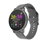 (Gris, Silicona) Pulsera deportiva de presión arterial y frecuencia cardíaca con pantalla completamente táctil