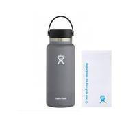 (Gris) Termo deportivo Hydro Flask de 32 oz de gran capacidad de acero inoxidable