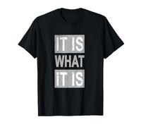 Gris What It Is Monocromo Color Graphic Camiseta
