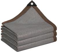 Gris3 x 4.5 m Red de Sombra Toldo con Ojales,Toldos Exterior Terraza para Protecció Rayos UV,Vela Malla Sombreadora para Invernadero/Balcón/Patio/Techo/CocherGris