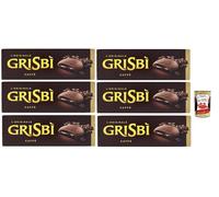 Grisbì Caffè - Galletas rellenas con crema de café, pastelería italiana, 6 x 135 g - Crujiente exterior - relleno cremoso - por Matilde Vicenzi + Polpa italiana gourmet 400 g