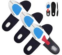 Grishay - Plantillas personalizadas Grishay, plantillas Plantar Pro, plantillas para hombre para tenis, inserciones arqueadas ultra cómodas (3 pares)