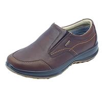 Grisport Mocasines para hombre Active de piel engrasada marrón oscuro, Madera aceitada, 48 EU
