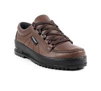 Grisport - Zapatillas de senderismo de cuero unisex, Marrón, 42