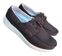 Grisport Zapatos Ciudad Mocasines Hombre Verano Dorian Cuero Transpirable Plantilla Extraíble de Memory Suela Active, Moro Taiga, 43 EU