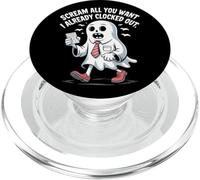 Grita todo lo que quieras Ya he salido Halloween PopSockets PopGrip para MagSafe