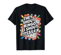 Gritan Bingo Grito $$$ Humor Camiseta