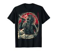 Gritando Cantante Onda Japonesa Luna Roja Dark Rock Vocal Camiseta