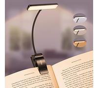 Gritin 19 LED Luz de Lectura, Lámpara de Lectura USB Recargable de 360° Flexible con 3 Modos de Iluminación - Protección Ocular & Atenuación Continua & Larga Duración Luz de libro para leer en la cama
