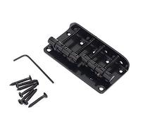 Griwiuiowe 4 cuerdas estilo vintage Hardtail Puente para Precision Jazz Top Load Upgrade, color negro