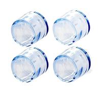Griwiuiowe 4 protectores de goma transparente para patas de muebles, sillas, patas de suelo, 15 mm