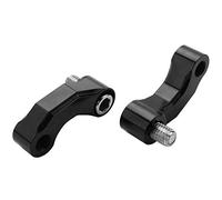 Griwiuiowe Adaptador de soporte de extensión para espejo de motocicleta para R1200Gs Lc/13-18 R Ninet/R1200R, aleación de aluminio de alta calidad, color negro