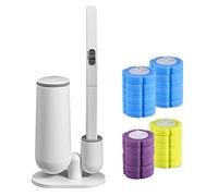 Griwiuiowe Cepillo de inodoro desechable para uso doméstico sin fin y sin salida, juego de cepillos de limpieza de baño, artefacto para la limpieza del inodoro, no sucio