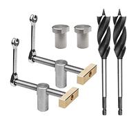 Griwiuiowe - Clip de escritorio para madera (2 conjuntos de pinzas regulables, con 2 unidades, 19 mm, para perros y agujeros de oficina, herramientas de carpintero)