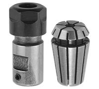 Griwiuiowe Er11 Collet Set, 15Pcs Er11 1-7Mm Spring Chuck Collet con Er11 5Mm Extension Rod Holder Collet Milling Torno de Herramientas para SujecióN