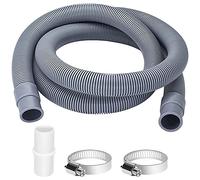 Griwiuiowe Extensión de manguera de drenaje para lavadoras, manguera de drenaje universal de 2 m, manguera de drenaje para lavavajillas