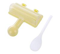 Griwiuiowe Juego de dos piezas de batido de arroz bola de molde sushi fabricante con cuchara de cocina DIY Bento Accesorios Herramientas