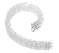 Griwiuiowe Paquete de 30 cadenas de collar con cierre de fianzas colgantes para hacer joyas