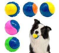 Griwuut Pelotas chirriantes para perros, juguetes masticables para cachorros, para jugar, entrenar, interactuar y aliviar el aburrimiento (color al azar)