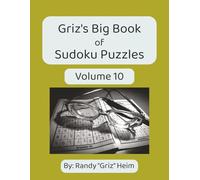 Griz's Big Book of Sudoku Puzzles Volume 10: 400 Sudoku Puzzles for Adults | Brain Games, Logic Puzzles & Stress Relief