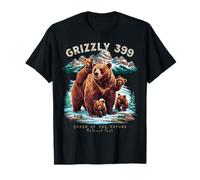Grizzly 399 Bear Lovers Reina Del Parque Nacional Tetons Camiseta