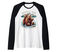 Grizzly 399 Bear Lovers Reina Del Parque Nacional Tetons Camiseta Manga Raglan