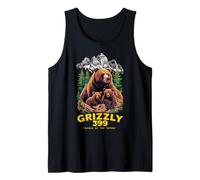 Grizzly 399 Bear Lovers Reina del Parque Nacional Tetons Camiseta sin Mangas