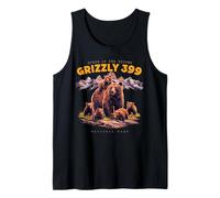Grizzly 399 Bear Lovers Reina del Parque Nacional Tetons Camiseta sin Mangas