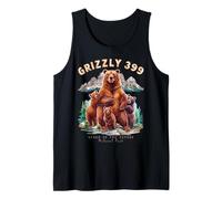 Grizzly 399 Bear Lovers Reina del Parque Nacional Tetons Camiseta sin Mangas