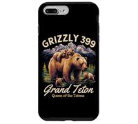Grizzly 399 Bear Lovers Reina Del Parque Nacional Tetons Carcasa para iPhone 7 Plus/8 Plus