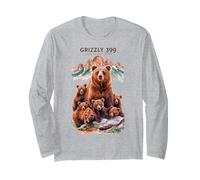 Grizzly 399 Bear Lovers Reina del Parque Nacional Tetons Manga Larga
