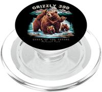 Grizzly 399 Bear Lovers Reina Del Parque Nacional Tetons PopSockets PopGrip para MagSafe