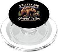 Grizzly 399 Bear Lovers Reina Del Parque Nacional Tetons PopSockets PopGrip para MagSafe