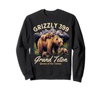 Grizzly 399 Bear Lovers Reina Del Parque Nacional Tetons Sudadera
