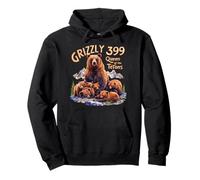 Grizzly 399 Bear Lovers Reina del Parque Nacional Tetons Sudadera con Capucha