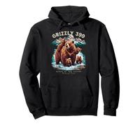 Grizzly 399 Bear Lovers Reina Del Parque Nacional Tetons Sudadera con Capucha