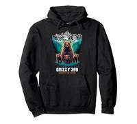 Grizzly 399 Bear Lovers Reina Del Parque Nacional Tetons Sudadera con Capucha