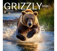 Grizzly Bears 2026 Calendar: Wildlife Photography of Powerful North American Bears