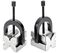 Grizzly H5608 V-Block par con abrazaderas 1-5/8 pulgadas