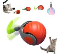grJSKywPL 2025 New Interactive Cat Toy for Indoor - Automatic Moving Pet Toy Ball,Besties Avenue Juguete Gatos,Smart Interactive Cat Toy with 2 Modes,USB Rechargeable Smart Cat Toys Ball
