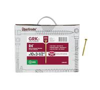 GRK Fasteners R4#10 x 3-1/2 pulgadas, tornillos de marco multiusos, 800 unidades, revestimiento Climatek resistente a la corrosión, tornillos de valla y cubierta para exteriores, punta de mordida