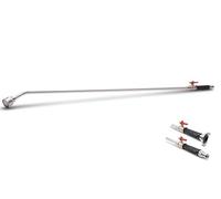 GRK/S 1400 Pistola de riego profesional | Aspersor | Ducha de jardín | Lanza de riego | Totalmente de metal | Conexión enchufable y conexión de garras