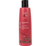 Grn shades of nature 30088 [green] champú cosmético orgánico energético - aceituna orgánica y café orgánico - para cabellos cansados y sin vida - vegano, 250 ml